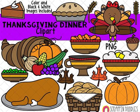 Clipart For Thanksgiving Dinner