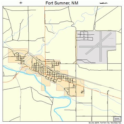 Fort Sumner New Mexico Street Map 3527340