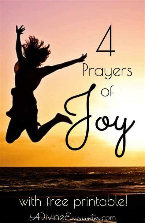 4 Prayers of Joy