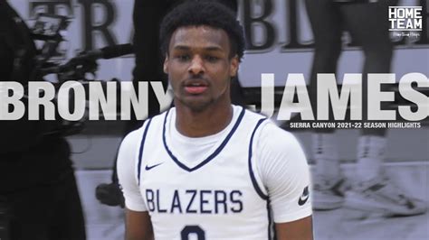 Bronny James Junior Season Highlights for Sierra Canyon - Win Big Sports