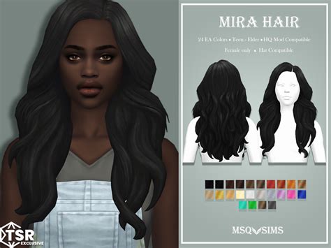 The Sims Resource - Mira Hair