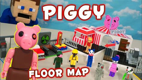 Piggy Roblox Construction Sets Series 1 Game Floor Map W Mini Figures ...