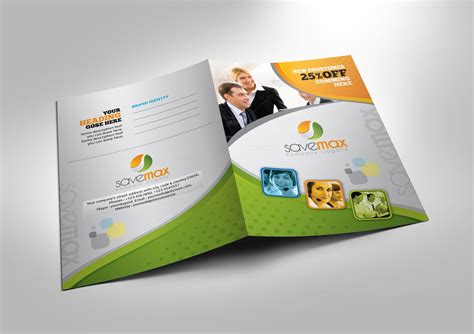 Savemax Corporate Presentation Folder Design Template 001582 - Template ...