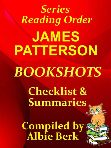 James Patterson: Bookshots - Series Reading Order - with Checklist ...