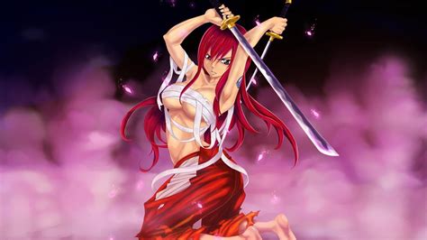 #erza-scarlet #anime #1080P #wallpaper #hdwallpaper #desktop | Fairy ...