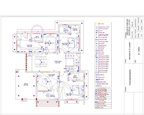 Electrical Plan For Residential Building