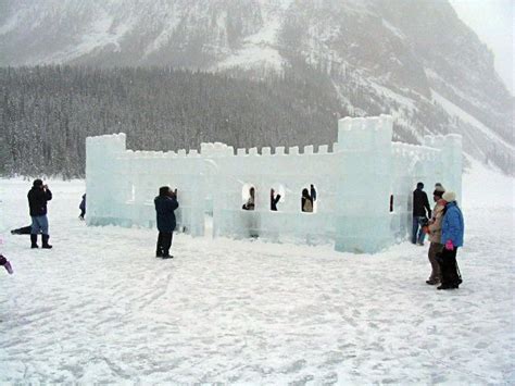 Ice Castle - Lake Louise Minnesota Winter, Snow Sculptures, Ice Castles ...