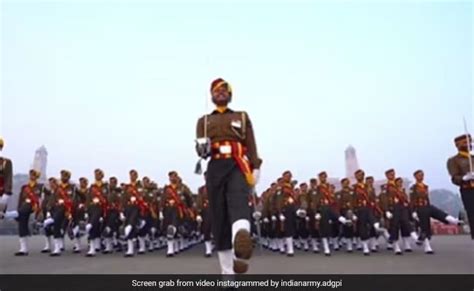 Indian Army Shares Video Of Army Personnel Practicing For Republic Day ...