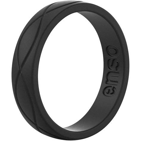 Enso Rings Women's Infinity Series Silicone Ring - Obsidian | eBay