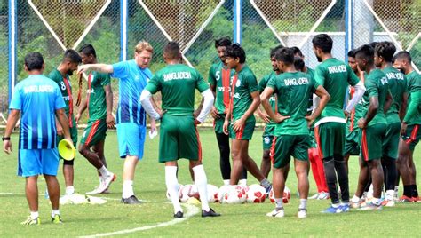 Bangladesh football team - practice session