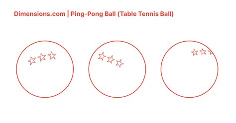 Ping-Pong Ball | Table Tennis Ball Dimensions & Drawings | Dimensions.com