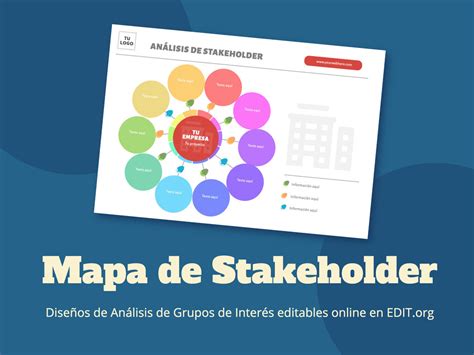 Plantillas de Mapa de Stakeholders editables online