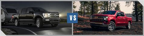 2023 Ford F-150 vs Chevrolet Silverado