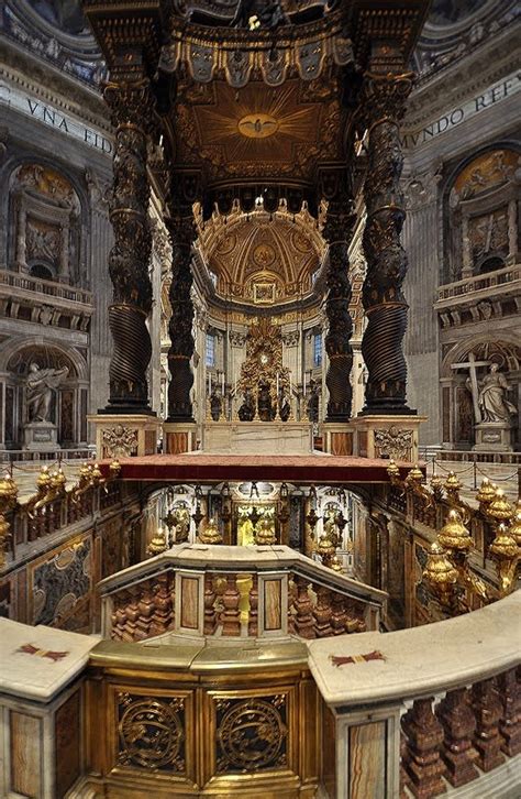 awesome pics: Saint Peter's tomb in St. Peter's Basilica, Rome, Italy