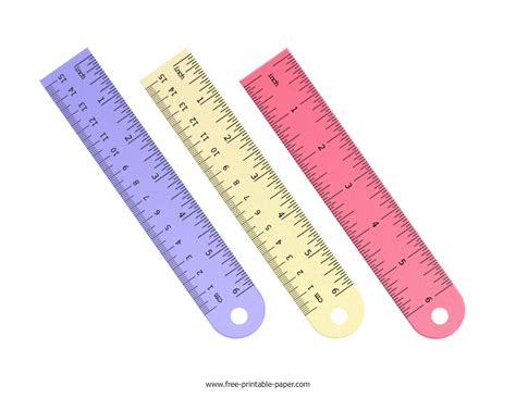 6 Inch Ruler Printable