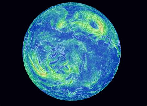 Real Time World Wind Map - Guenna Holly-Anne