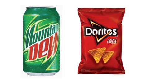 Doritos Mountain Dew is a new drink flavour.