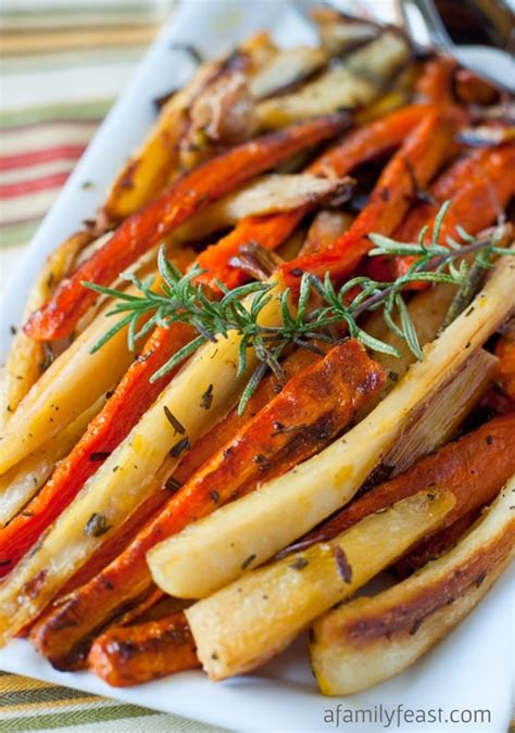 Roasted Carrots and Parsnips - A Family Feast