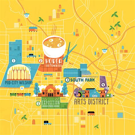 PCMA Convene – LA Convention Center Map | Shaw Nielsen Illustration