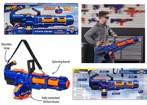 Nerf Elite Titan CS-50 Minigun (NO DRUM) Works! | ubicaciondepersonas ...