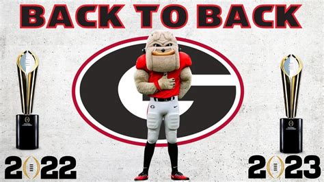 Georgia Bulldogs Win Back-To-Back National Championships! | UGA Is The ...