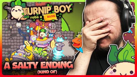 A Salty Ending - Turnip Boy Robs A Bank | Ending | Blind Reaction ...