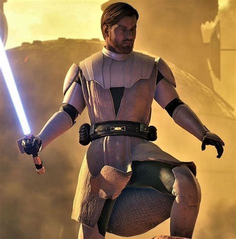 Obi-wan Kenobi became a Jedi General in the Grand Army of the Republic ...