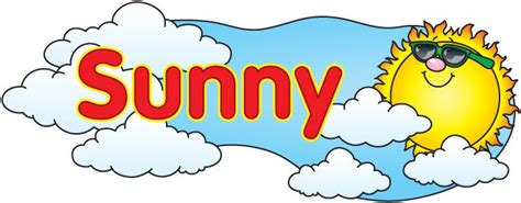 Clipart sunny weather clipartfest 2 | Weather theme, Preschool ...