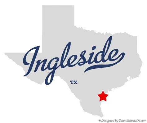 Map of Ingleside, TX, Texas