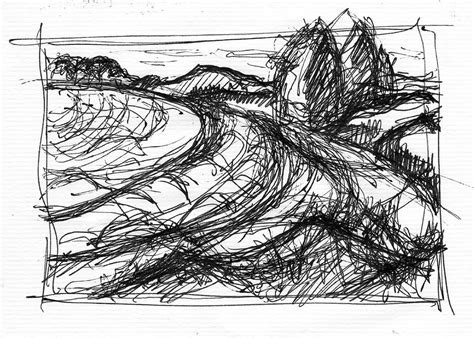 Hay Field Sketch | Preliminary Sketch | Mike Bergen | Flickr