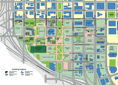 Portland University Map