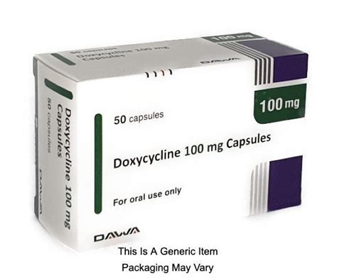 Doxycycline Malaria Capsules 100mg - | Rightdose