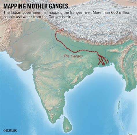 Where Is The Ganges River Located On A World Map