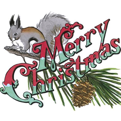 Christmas Squirrel holiday card – Chandler O'Leary