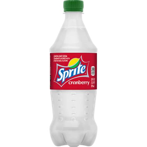 Sprite Cranberry Bottle, 20 fl oz | Lemon-Lime & Citrus | Reasor's