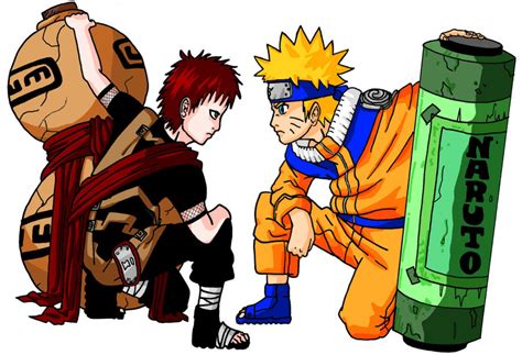 Gaara vs Naruto by 6LM9 on DeviantArt