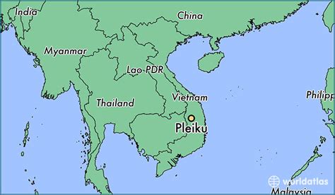 Where is Pleiku, Viet Nam? / Pleiku, Gia Lai Map - WorldAtlas.com