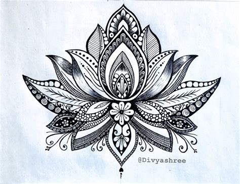 Lotus Mandala Tattoo Design Mandala Tattoo Design Mandala | Images and ...