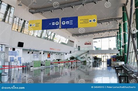 Check-in in Plovdiv Aiport - Bulgaria Editorial Image - Image of ...