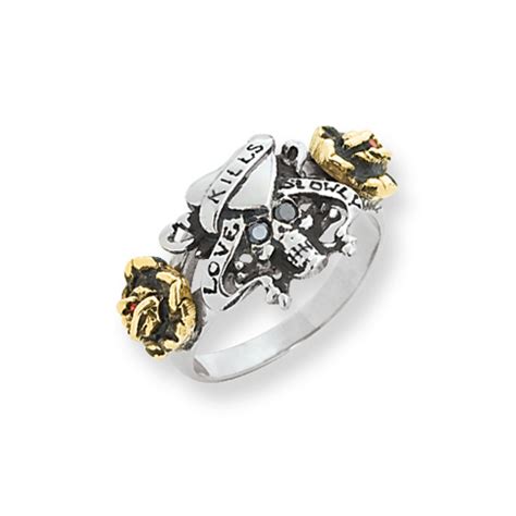 Ed Hardy Love Kills Slowly Women's Ring EHF157 | Joy Jewelers