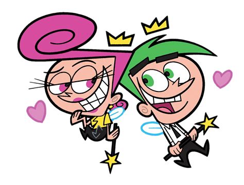 Los padrinos mágicos personajes Wanda y Cosmo enamorados PNG ...