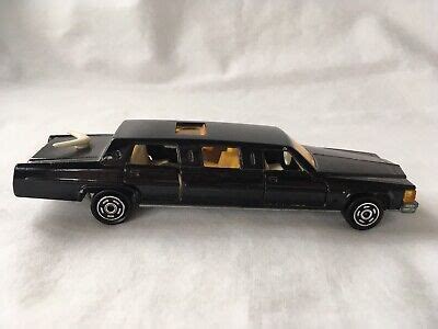 Majorette Black Stretch Limousine #339 1:58 Die-Cast 5" Toy Car Made in ...