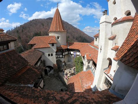 Bran Castle Courtyard, Romania (Dracula's Castle) : r/gopro