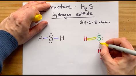 Lewis Structure of H2S, Hydrogen Sulfide - YouTube