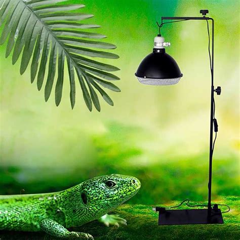 🦎🌞💥JH-Mech Expandable Reptile Basking Lamp Holder Bracket Portable Diy ...