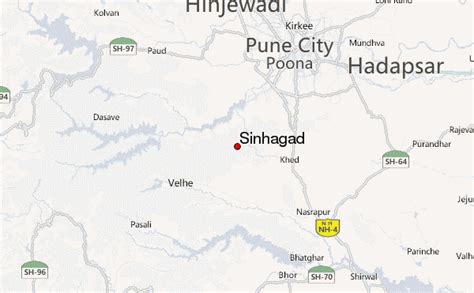 Sinhagad Fort Map