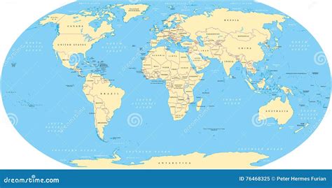 World Map Cartoon Vector | CartoonDealer.com #76468325