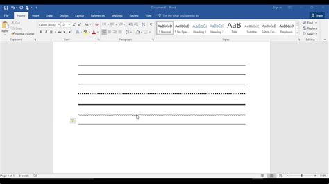 How To Draw Line In Ms Word - Leavetom12