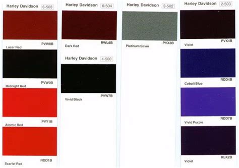 Harley Davidson Paint Colors For 2019 - Paint Color Ideas