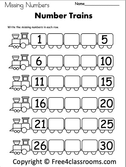 Free Kindergarten Math Worksheet - Numbers - Free Worksheets ...